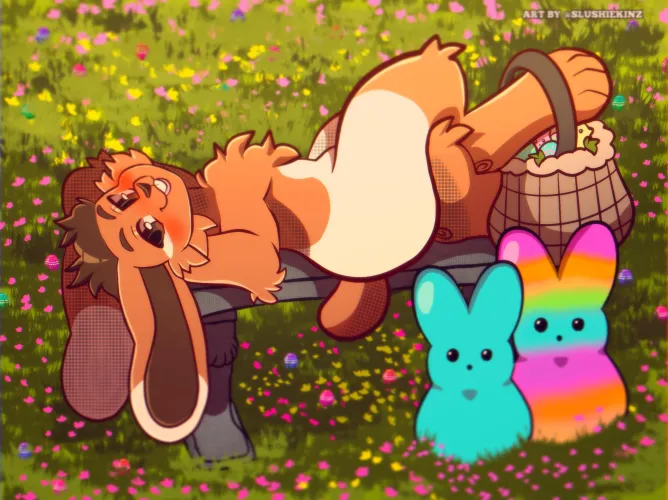 Thumbnail Bunny Hours Art by Slushiekinz | Furry Delights