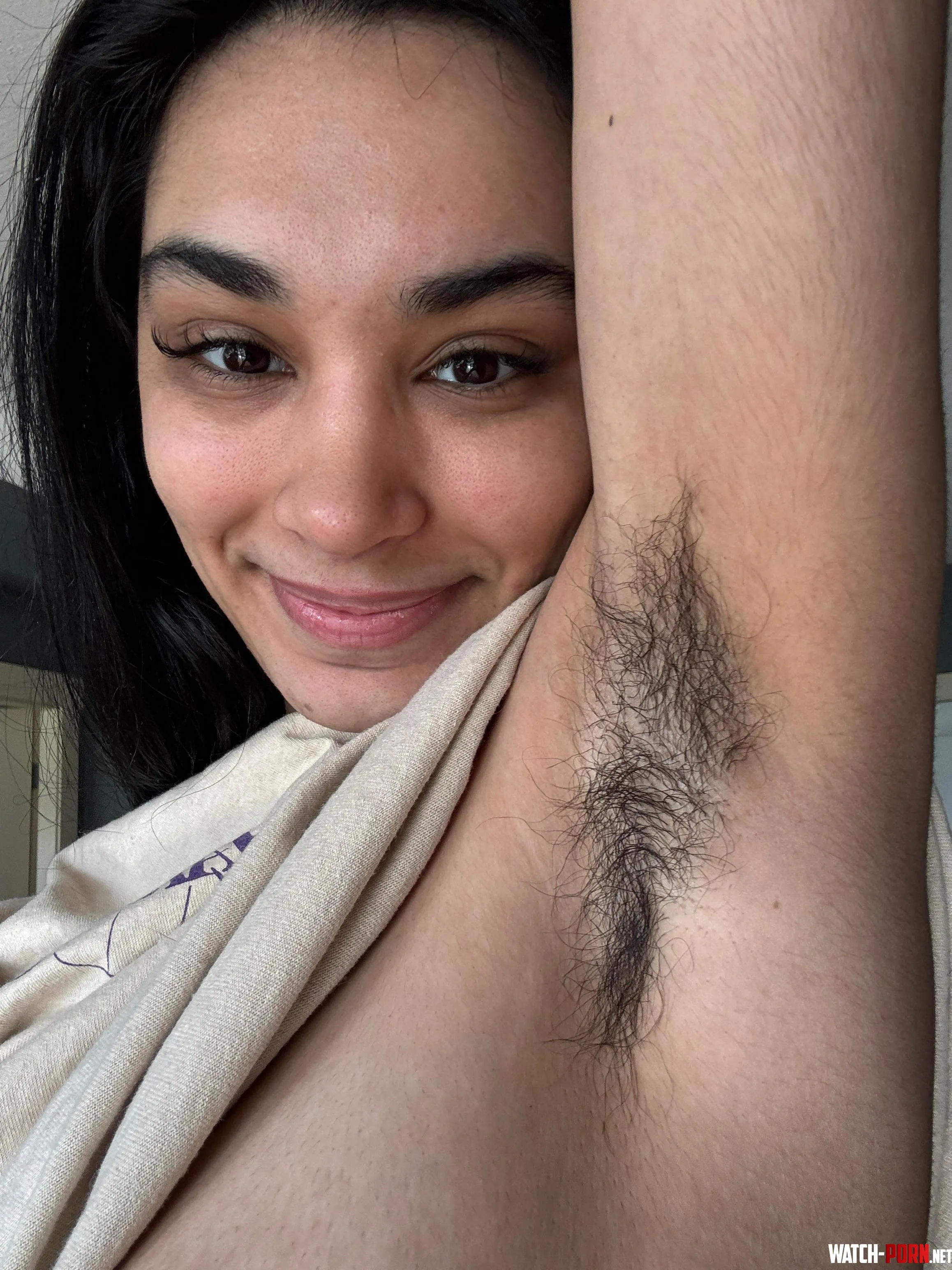 I love showing my hairy armpits to strangers by Saharbbyy