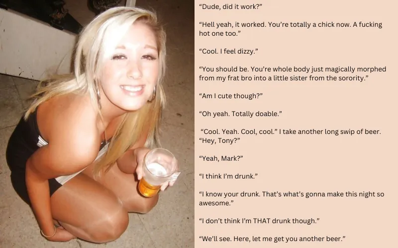 Thumbnail New Caption Not That Drunknnbimbojuice m2f m2ftransformation m2fcaption gendertransformation by AskedForTheMid0129