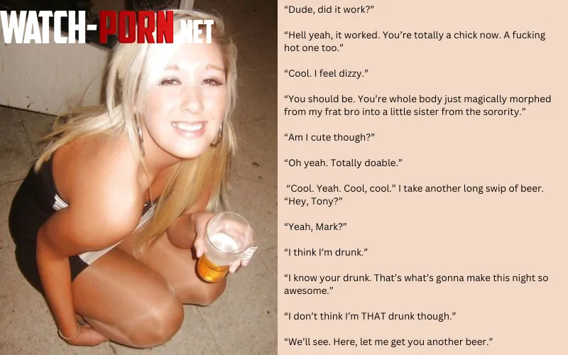 New Caption Not That Drunknnbimbojuice m2f m2ftransformation m2fcaption gendertransformation by AskedForTheMid0129