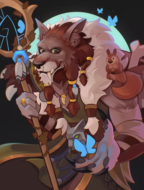 Thumbnail Worgen Art Showcase by vvenkman in the Furry Category