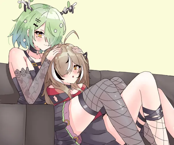 Thumbnail Magical Fusion: Fauna x Mumei Hololive by A_MASSIVE_PERVERT