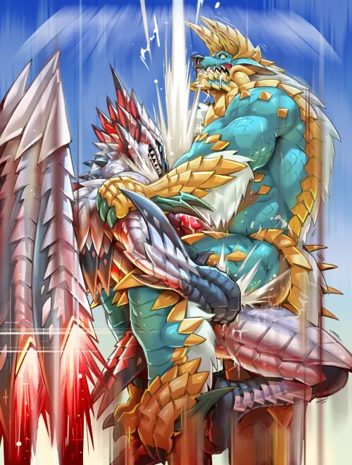 Thumbnail Zinogre and Valstrax: Monster Hunter Yiff Explained by Jeantrouxa