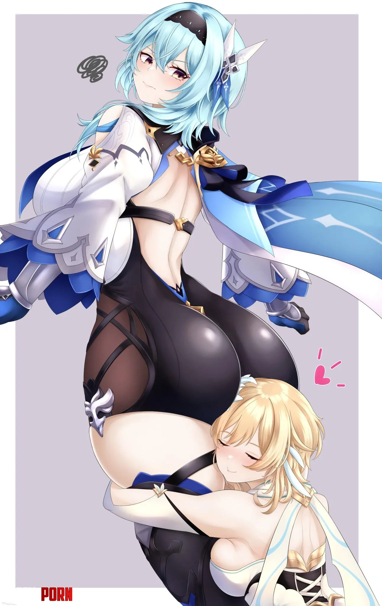 Lumine getting a taste of Eulas thighs By Mhaknow by queshu22