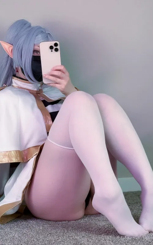 Thumbnail Elf Cosplay: Frieren's Magic Brought to Life by Rumibaee by Rumibaee