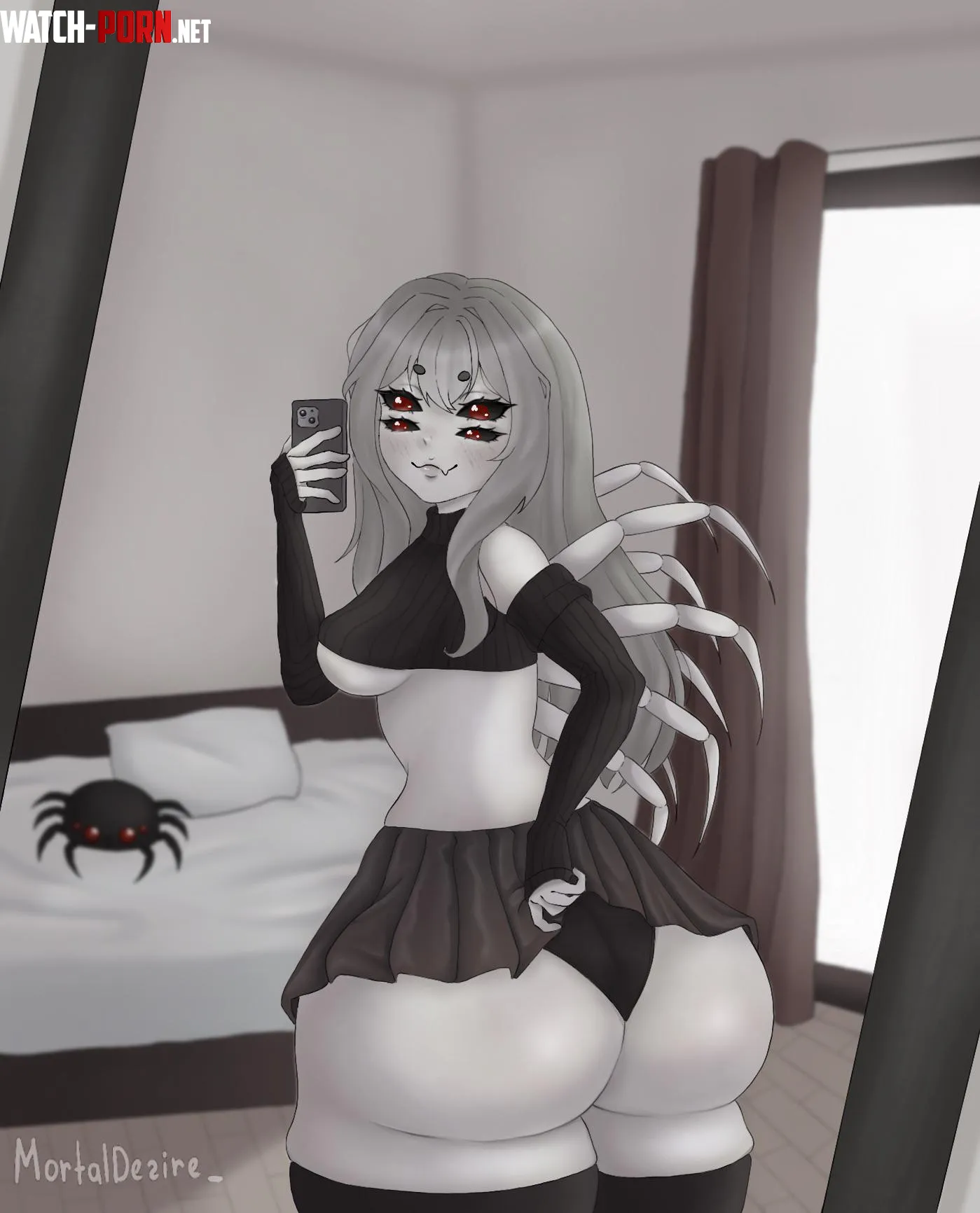 First page of a short comic with Mira Full post coming later by MortalDesire