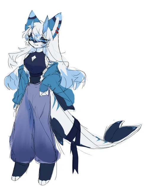 Thumbnail Unveiling the New Outfit by Dayl_lightdemon | Furry