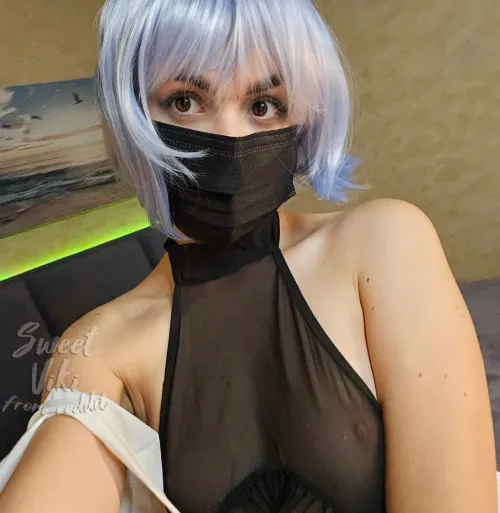Thumbnail SweetViki's Sensational Cosplay: Rem's Display