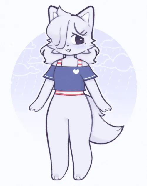 Thumbnail April Doodle of My OC by p3talpups | Furry