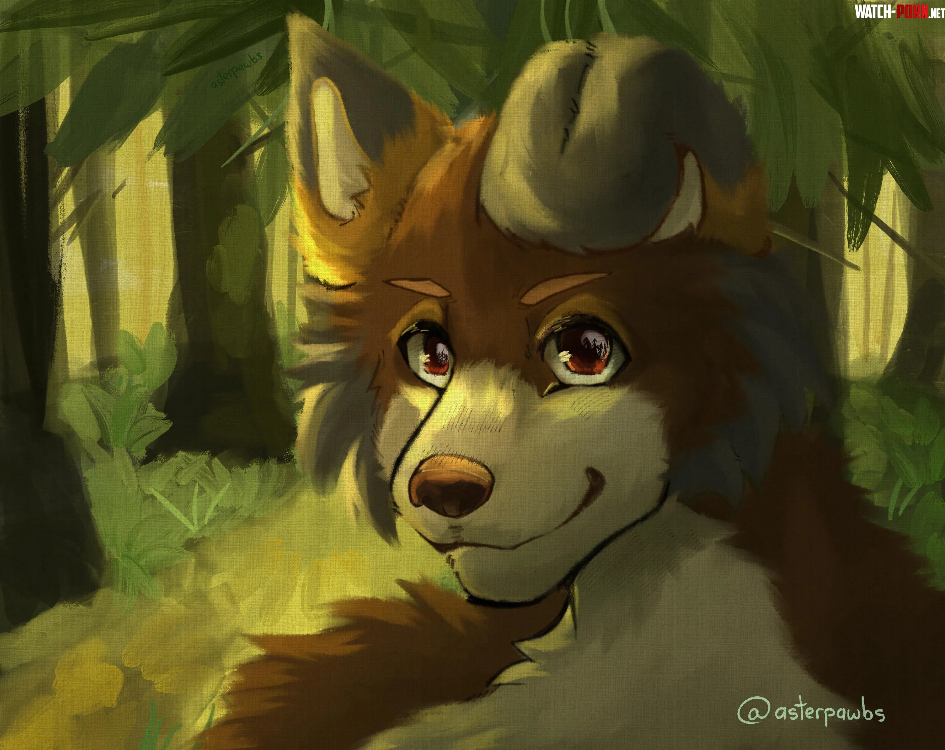 Forest boiyo 3 Art by me asterpawbs on Bluesky by Sora-KunOwO
