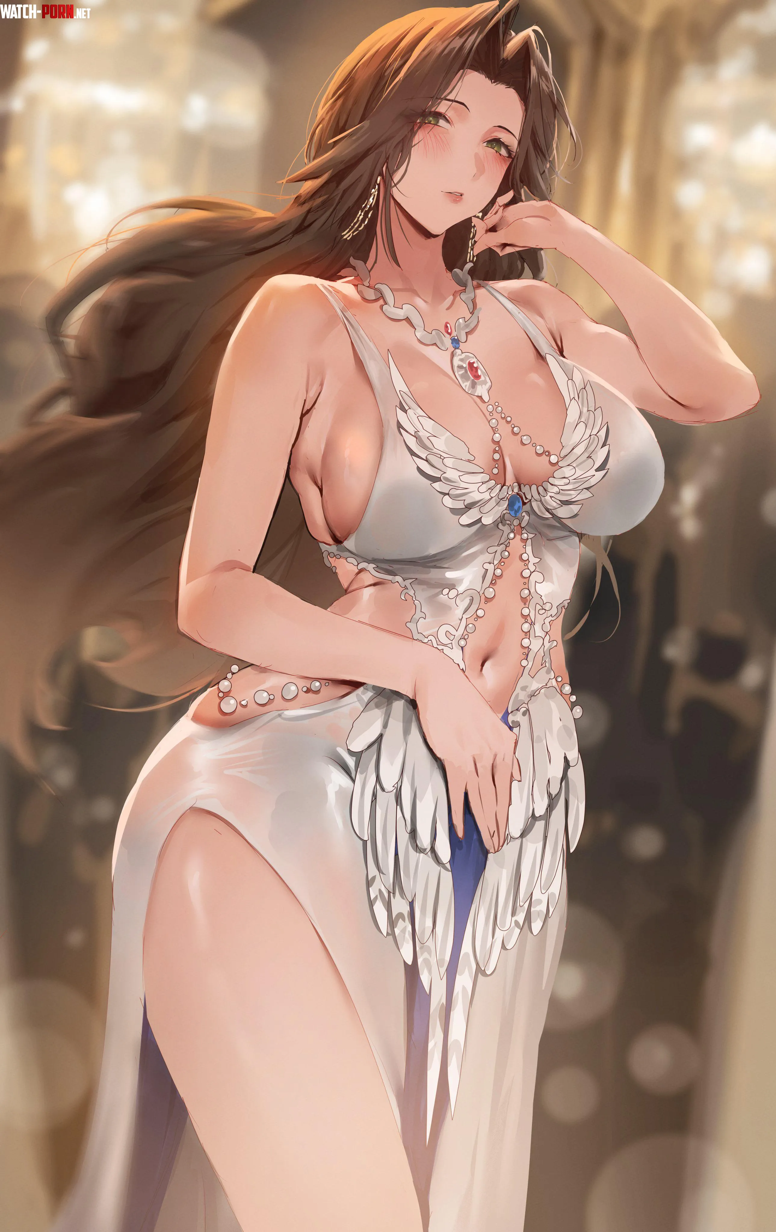 Mommy in dress OC by Silent_Steak_9540