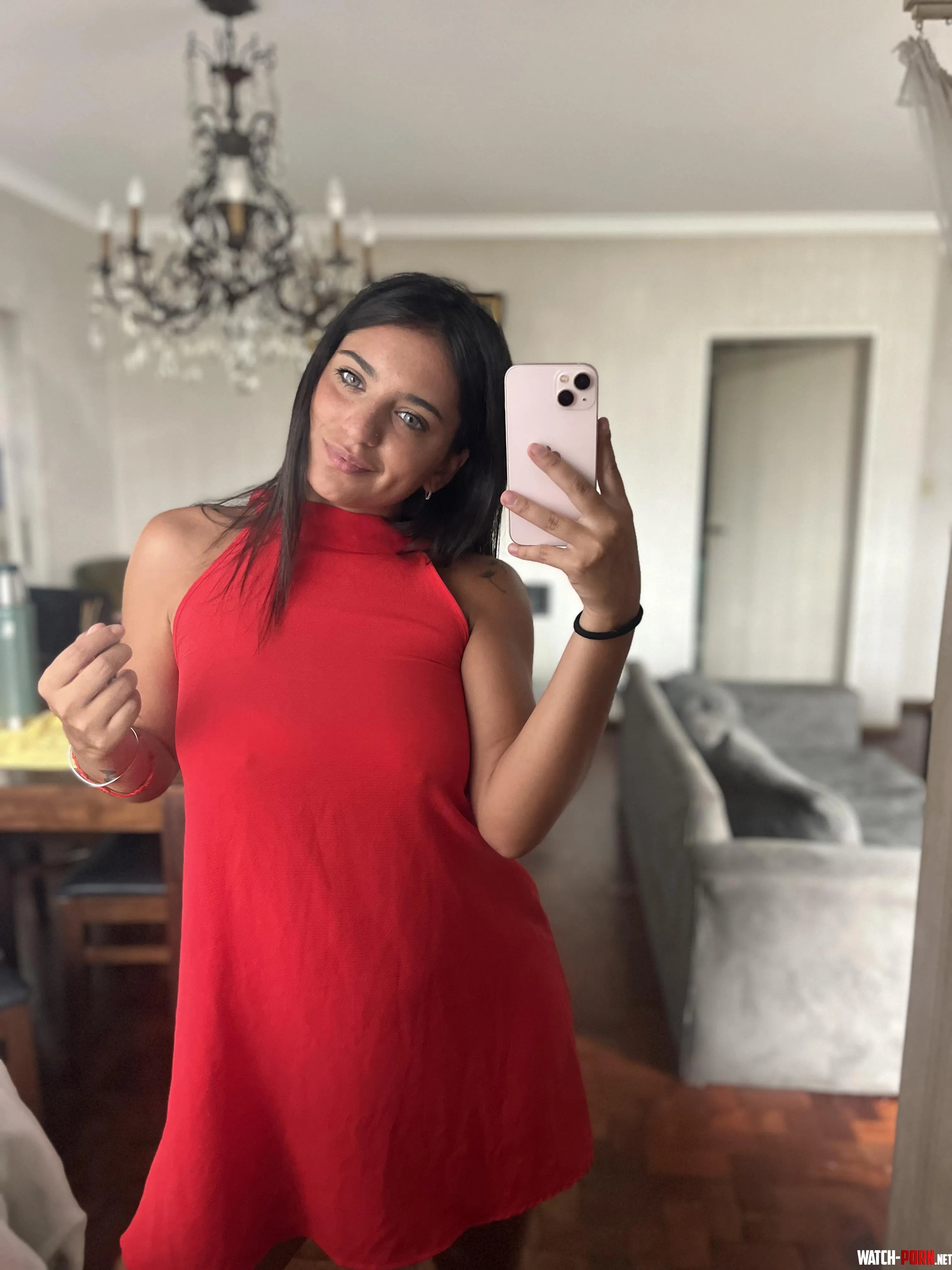 Today a red classical red dress by pinkloviing