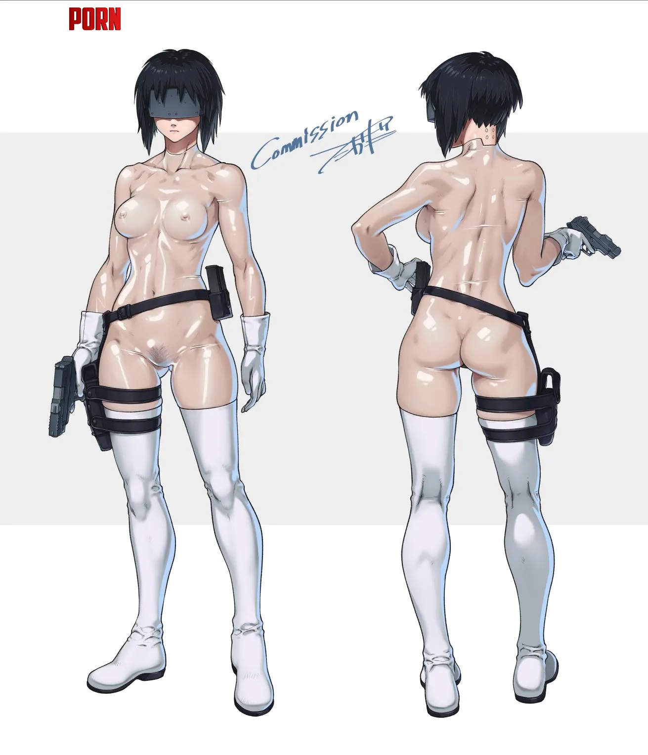 Kusanagi Motoko Sheer Suit Takada kazuhiro Ghost In The Shell by Seaquences