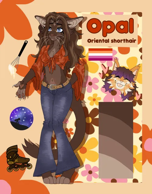 Thumbnail Redrew Sona Reference: Hannahhcat's Furry Creation