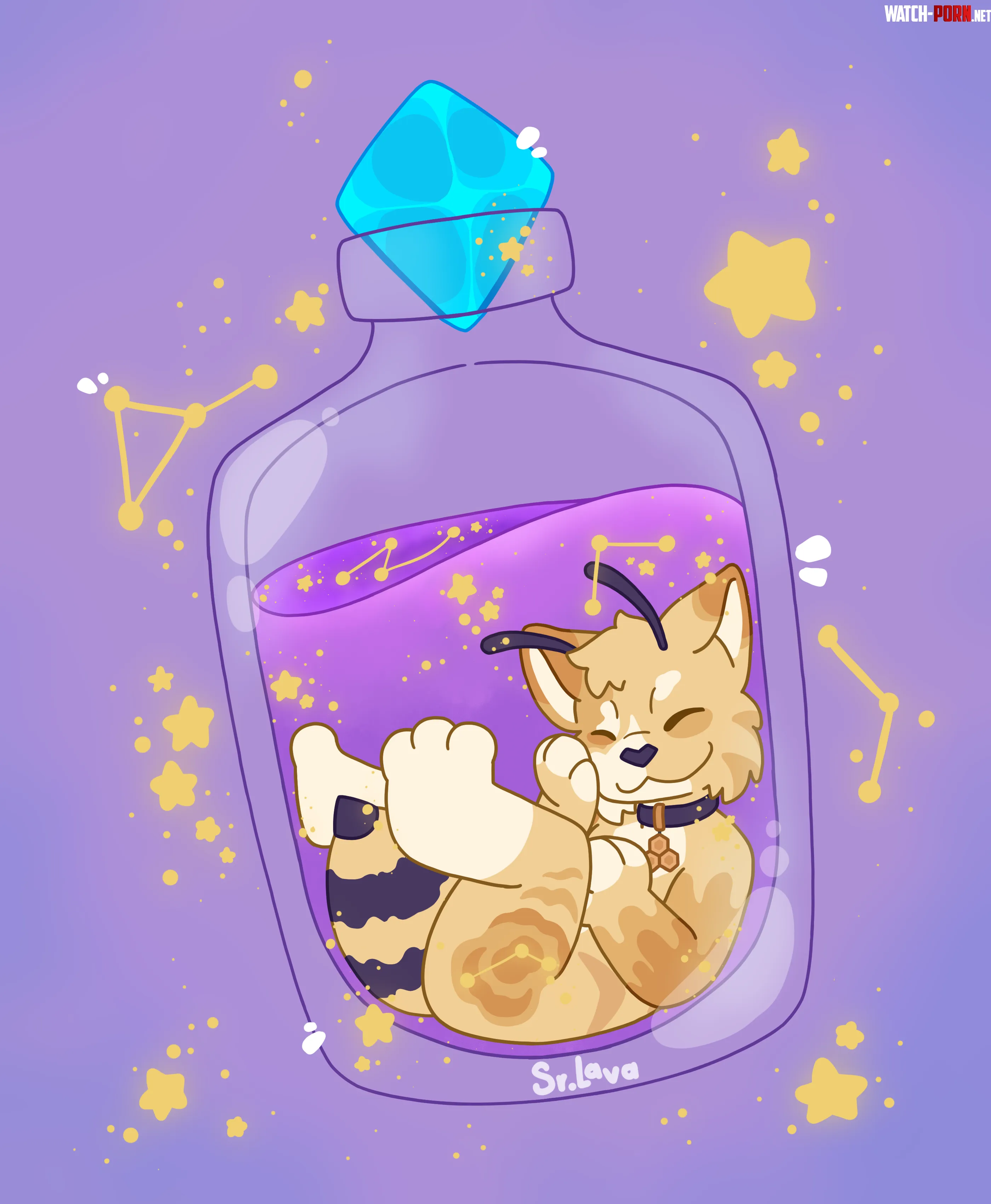 Little ych finished art by me  available by Snnowy7w7