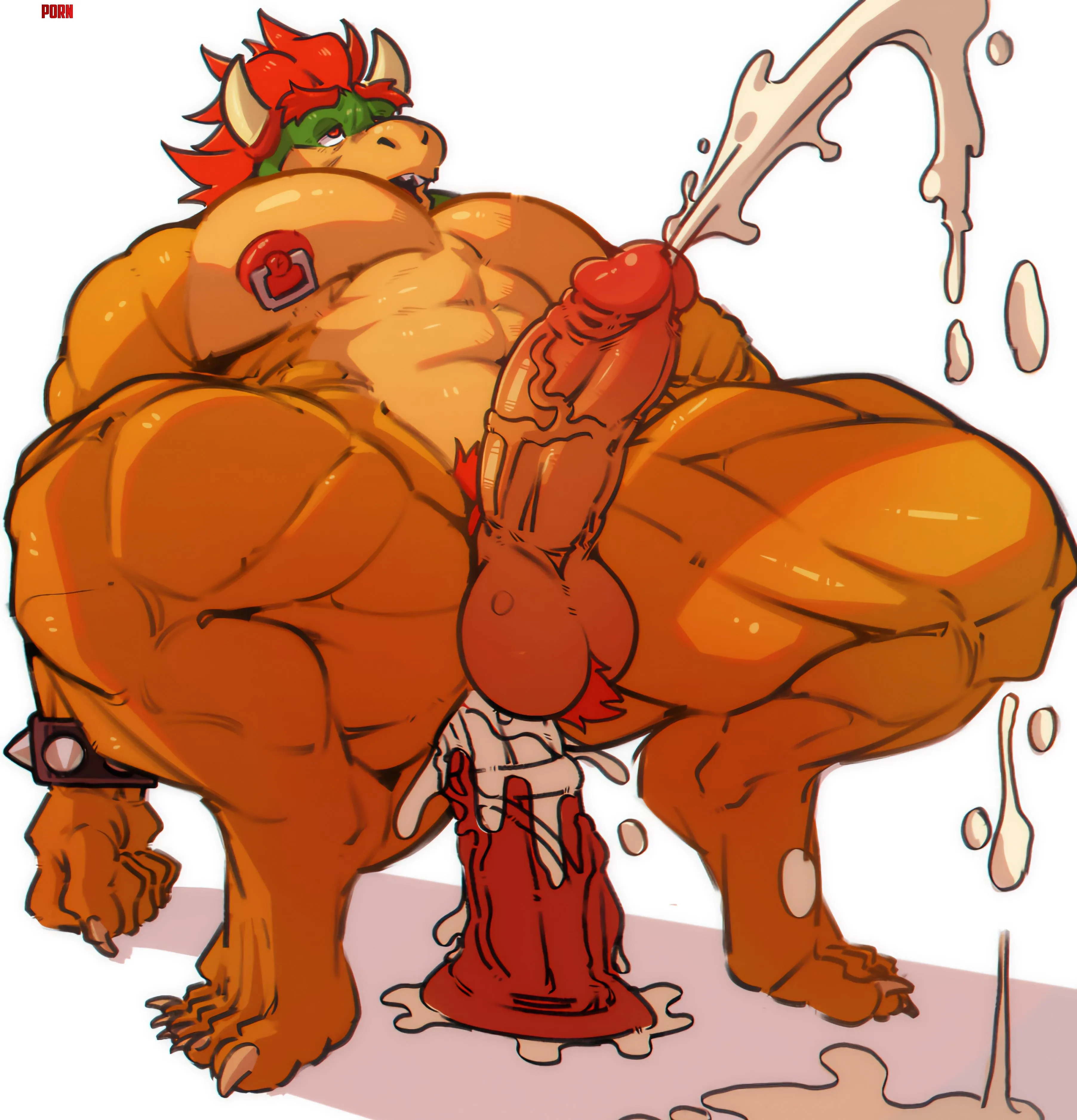 It looks like Bowser loves his new toy so much  Matcharyu by Sonic_the_hedgedog