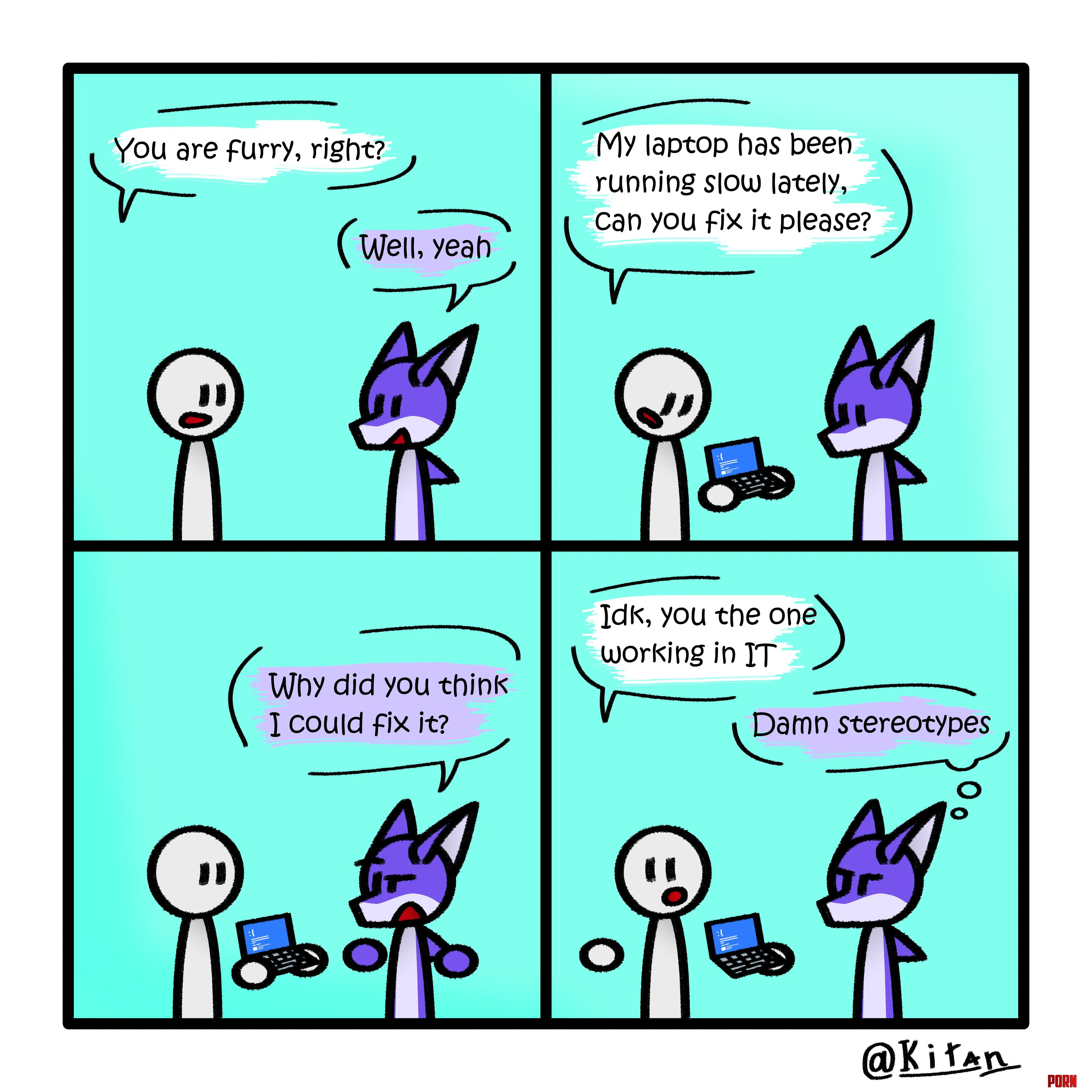 Stereotypes Comic by me by Kitan077
