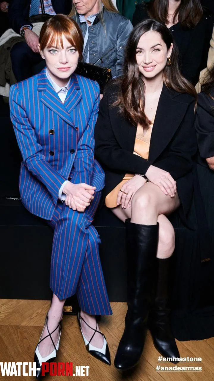 Emma stone and Ana de armas by Wonderful_Put_2844