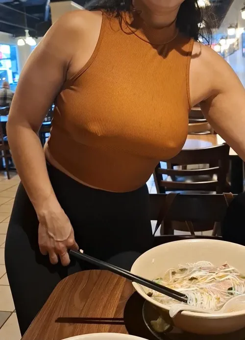 Thumbnail Serving as Your Waitress Today: Don't Forget to Tip | Braless_babe | braless