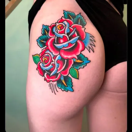 Thumbnail Tattoo Lil Butt by Flat_Technician_90: Cute Little Butts Art