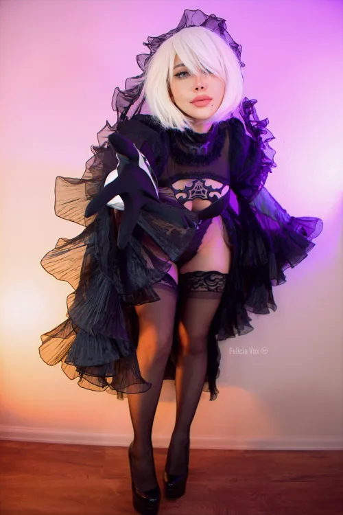 Thumbnail Bride 2B Cosplay from NieR Automata by Felicia Vox