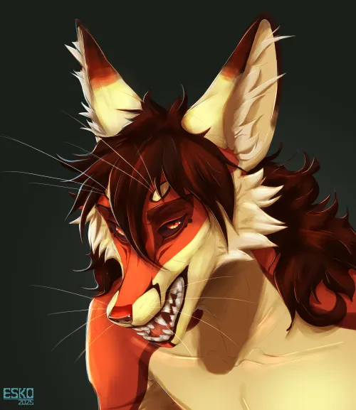 Thumbnail I Drew My Fursona EskoFox Today by K1ND4_DE4D - Furry Category
