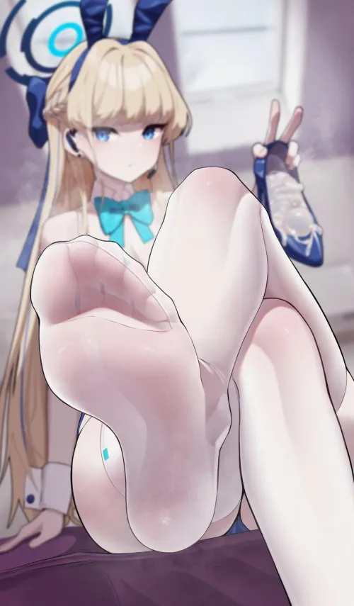 Thumbnail Toki Manzai Sugar Blue Archive: A Dive into Rule34Feet by LoFi_Zebra