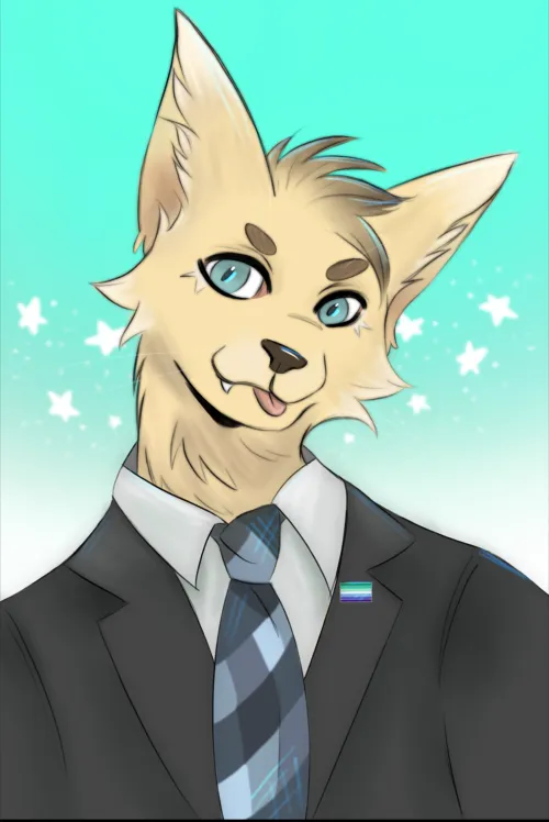 Thumbnail Friend's Birthday Gift Drawing by SUDDENLY_VIRGIN | Furry