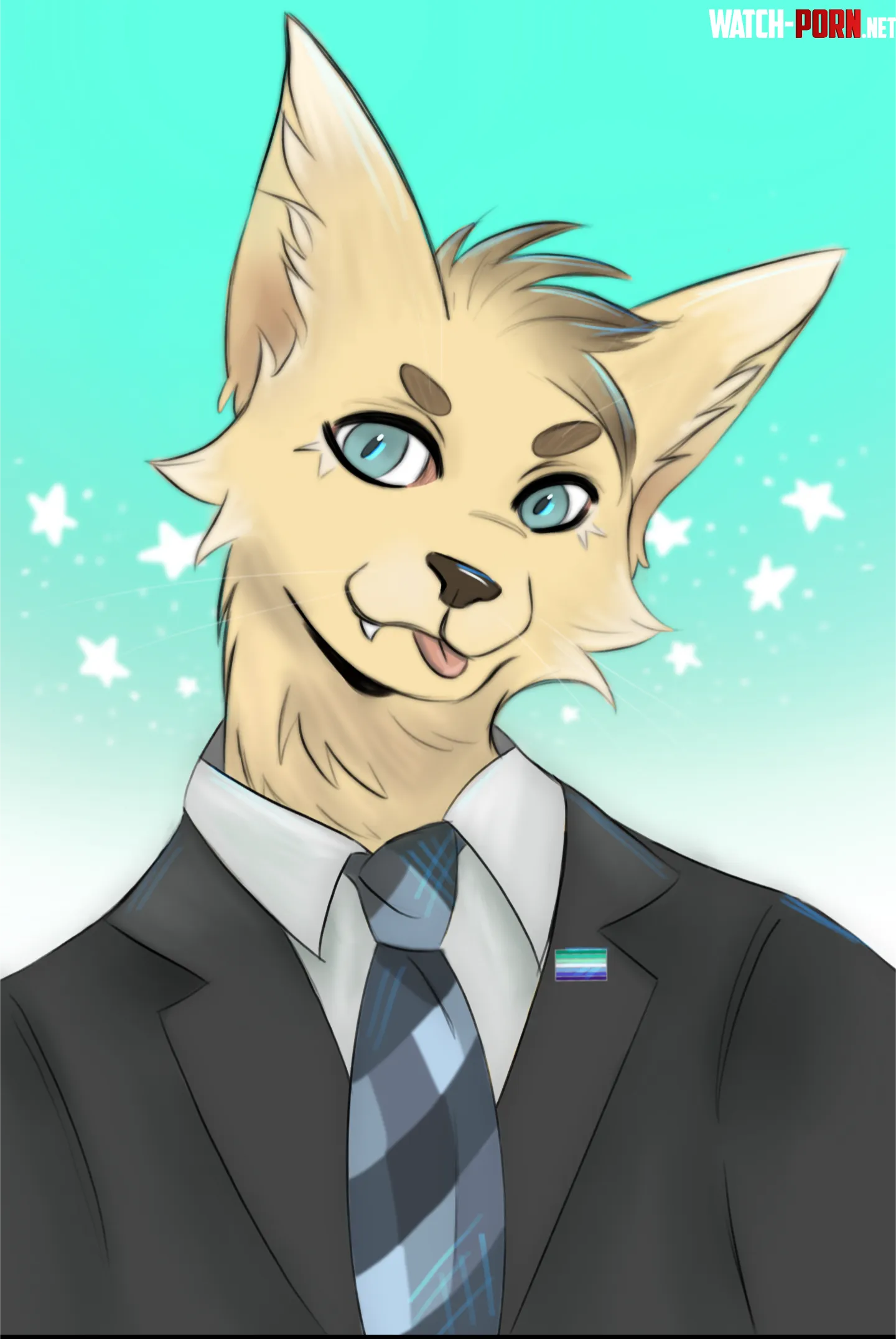 My friend drew me as a birthday gift by SUDDENLY_VIRGIN