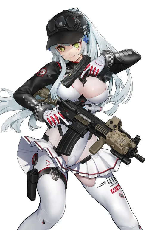 Thumbnail HK416 Girls Frontline: Dive into Anime Bodysuits | CheetahSperm18