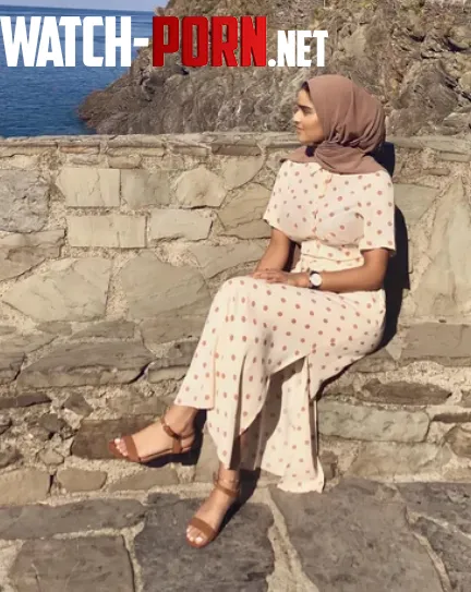 Muslim girl enjoying the view by Desecr8or