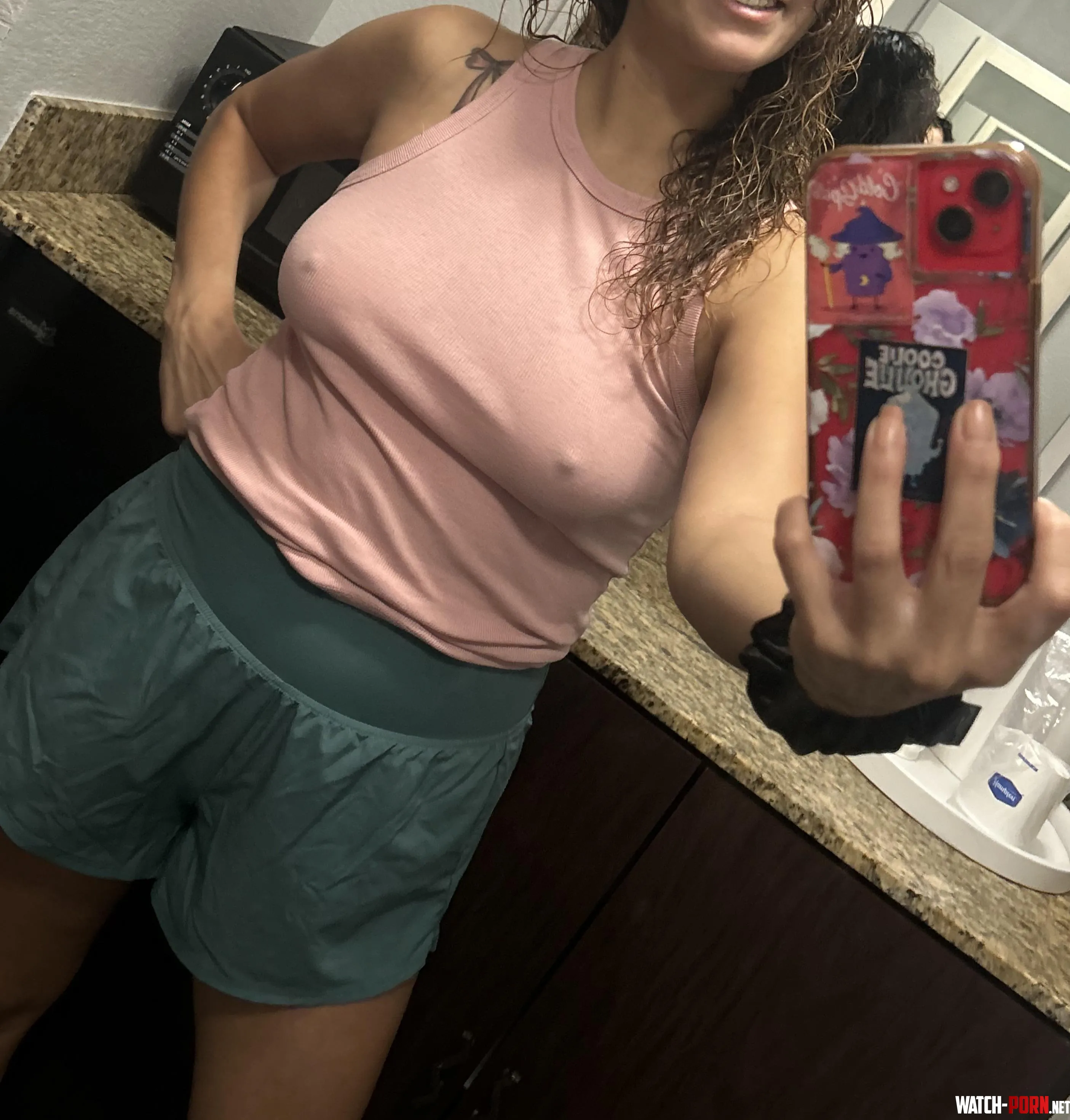 Just a little selfie                     Aint got time for a bra  by RedFantasy2x