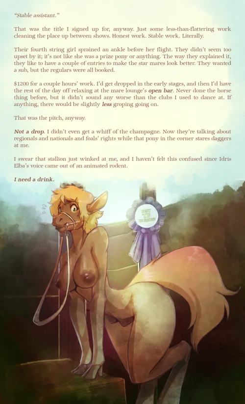 Thumbnail Watsup Horse Crotchboob's Transformation Art in 'Best In Show'