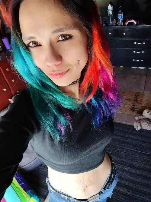 Thumbnail Loved Rainbow Hairs Girls by Savage_Siren