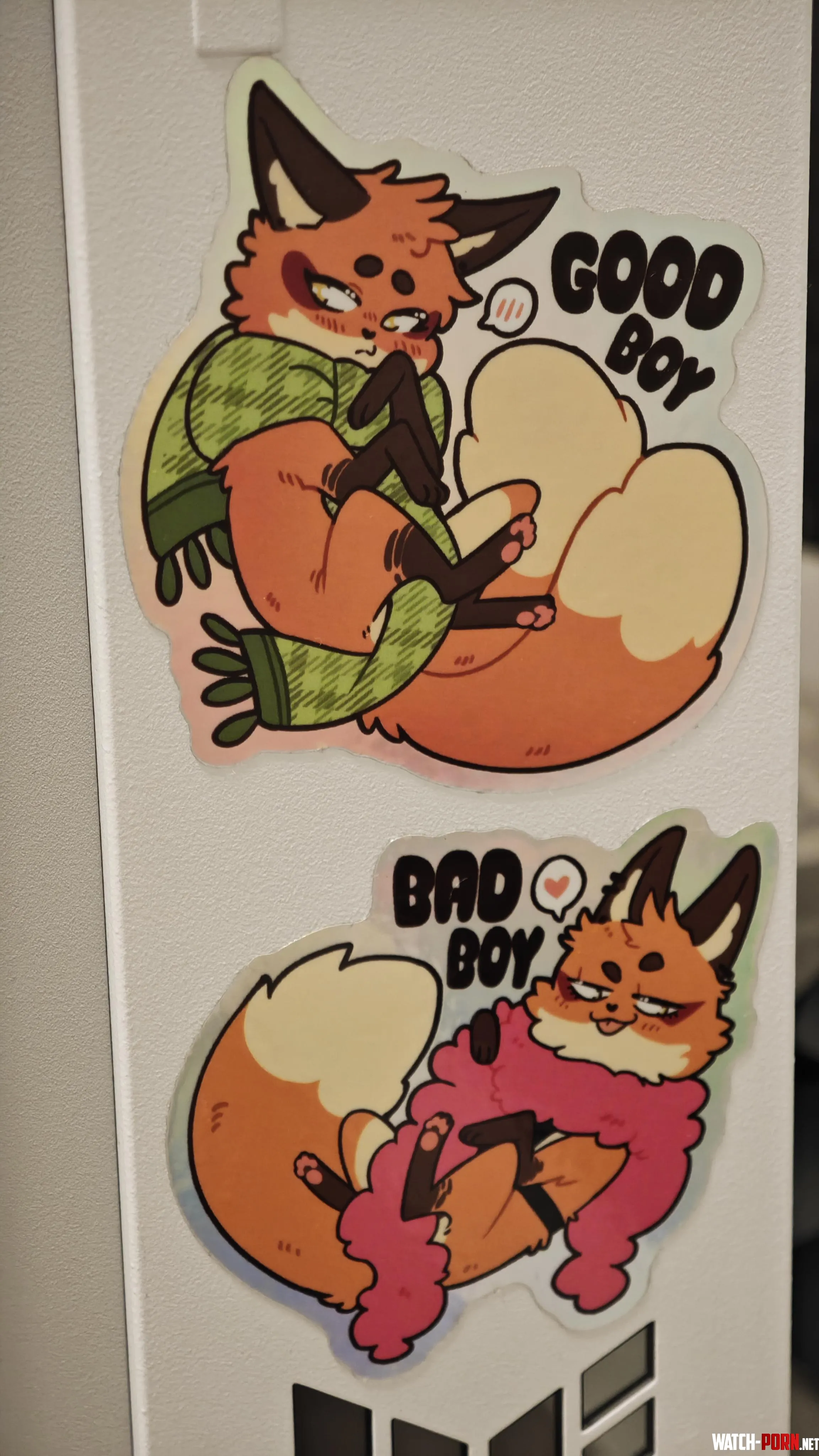 Got these two awesome stickers at Romics today made by pollinART by Banana_Slugcat