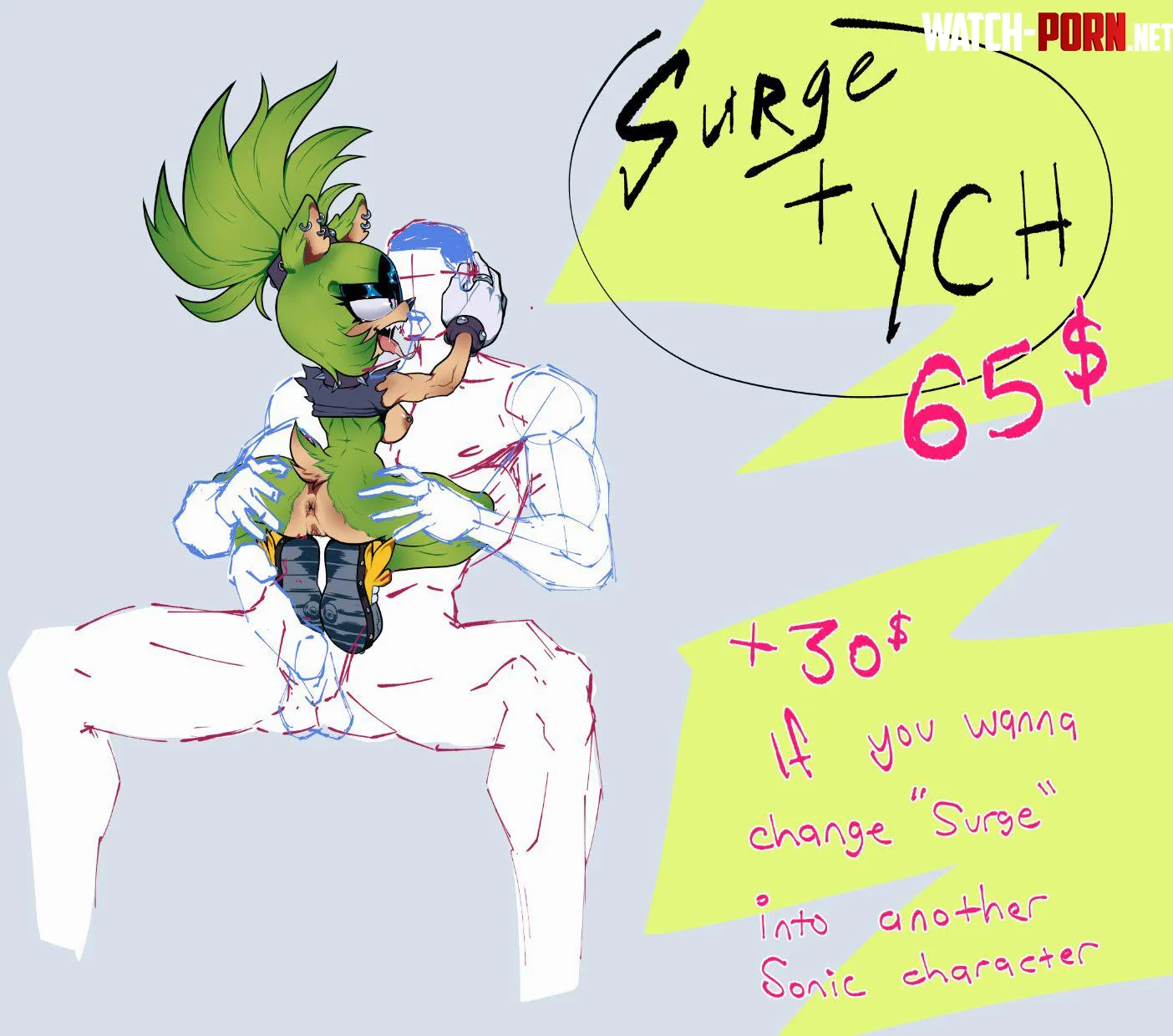 Opening a YCH for SurgeDm me for commission by cap_smutty