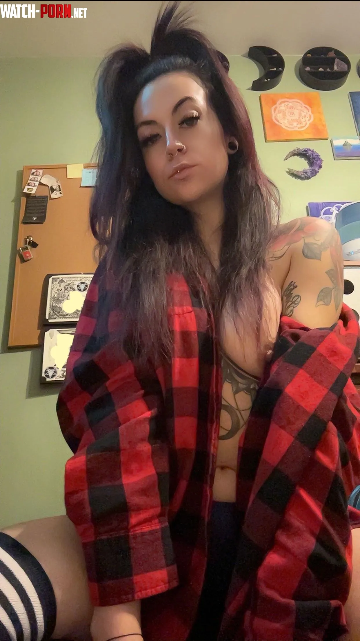 My nipple is poking out why dont you give it a taste by KillerKittyKvt666