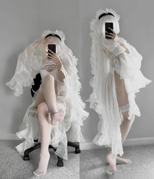 Thumbnail Bride 2B Cosplay Inspiration by toysizedd | cosplaygirls