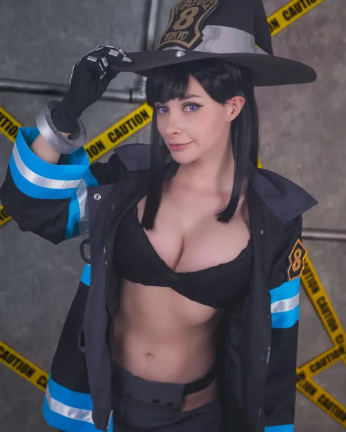 Thumbnail Maki Oze Fire Force Cosplay Charm by miihcosplay - A Must-See!