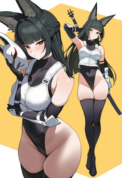 Thumbnail Miyabi Zenless Zone Zero: A Thighdeology Revelation by CheetahSperm18