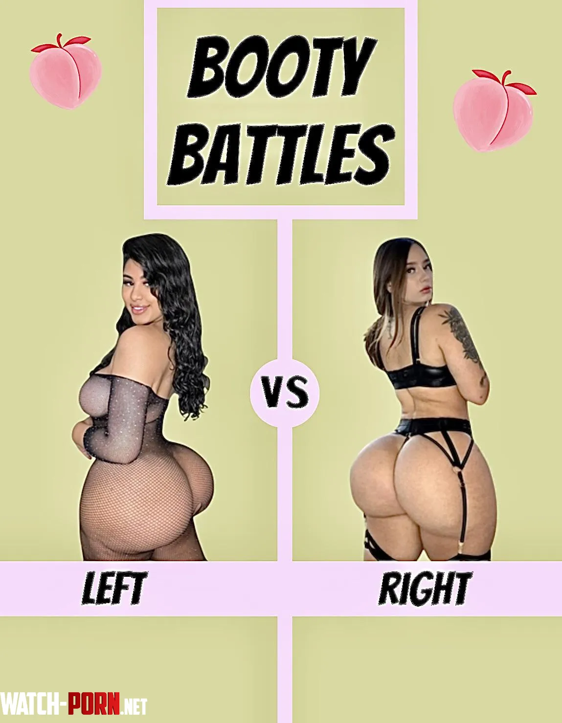 BOOTY BATTLES Left or Right  by Low-Night-2717