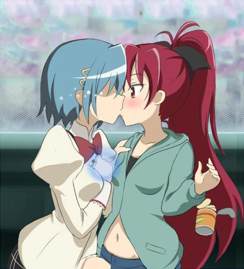 Thumbnail Dive into the World of Sayaka x Kyoko from Madoka Magica by EvilRocketPug | yuri