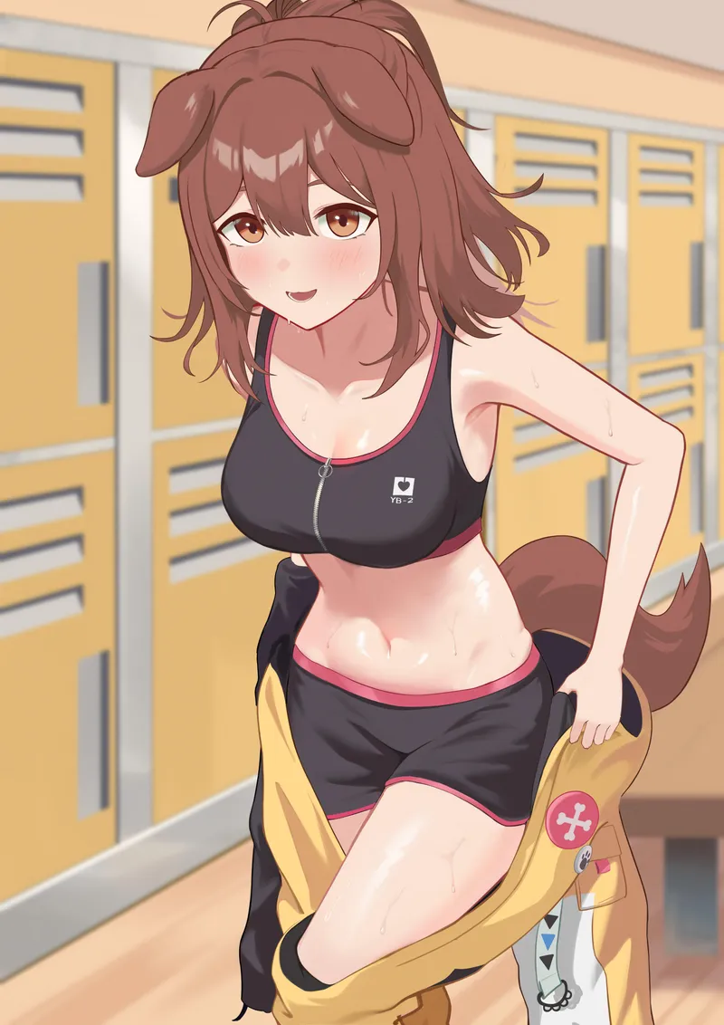 Thumbnail Unveiling Locker Room Korone from Hololive by A_MASSIVE_PERVERT