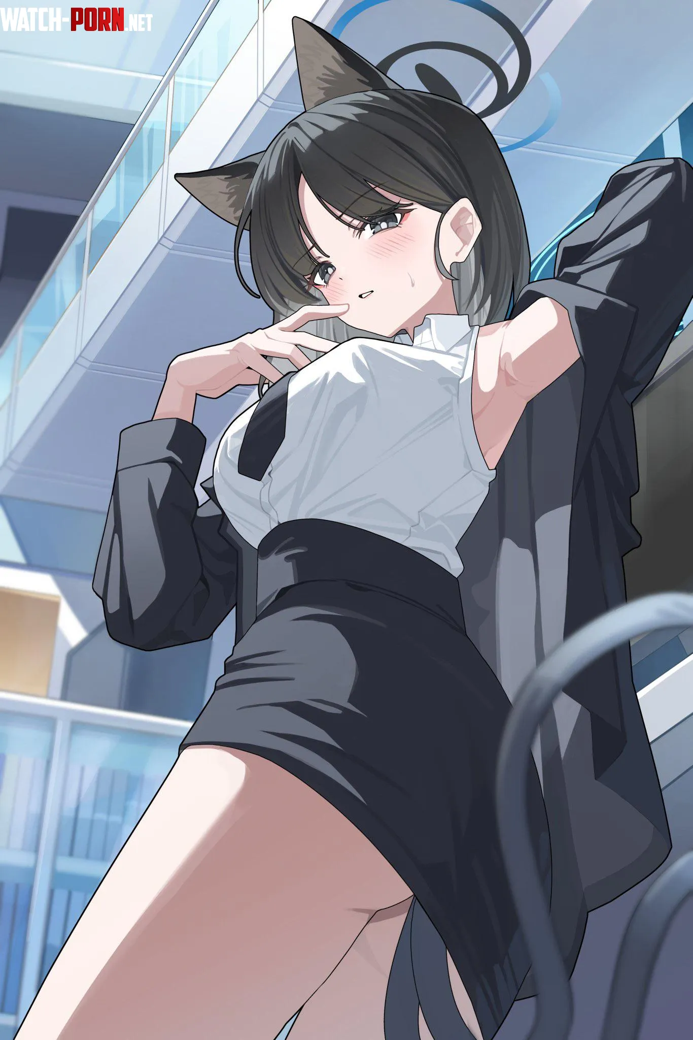 Office Lady Kiryuu Kikyou [Blue Archive] by A_MASSIVE_PERVERT