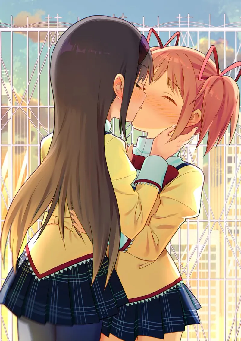 Thumbnail Enter the Magical Realm of Madoka x Homura from Madoka Magica by EvilRocketPug | yuri