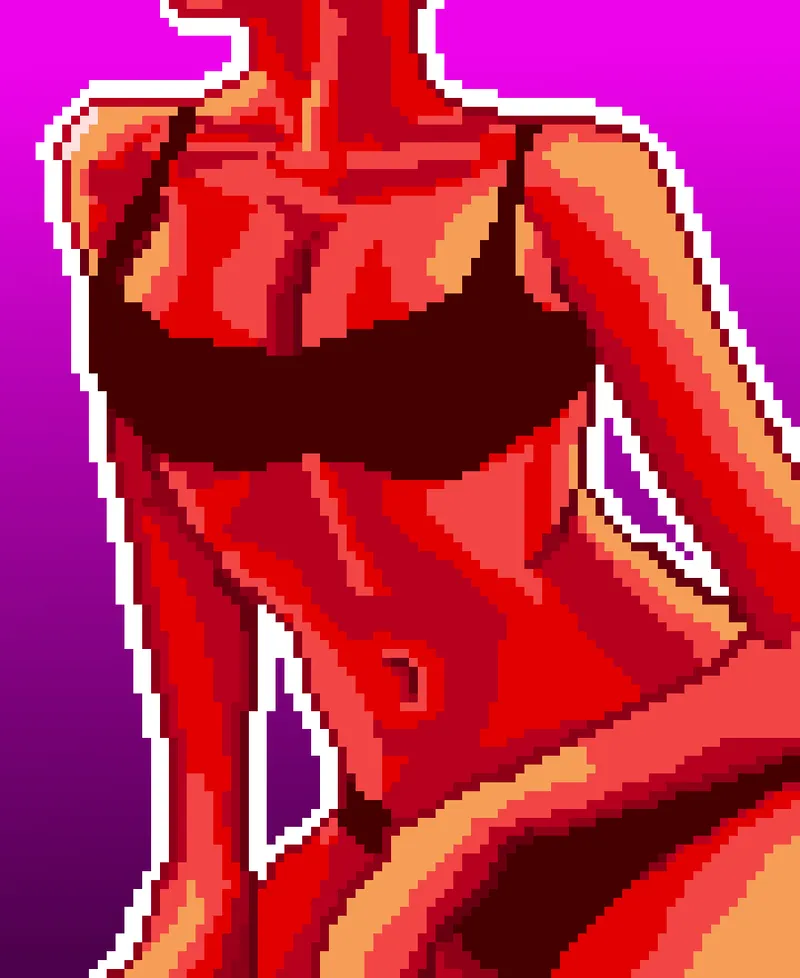 Thumbnail Woman Study in PixelArtNSFW Form: Magic_Johnson_420's Artistic Exploration