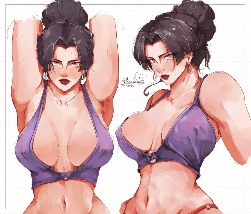 Thumbnail Casual Psylocke's Allure: Bon_drawr Shines in Marvel Rivals