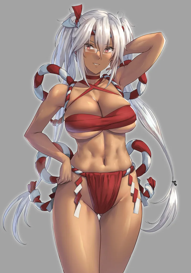 Thumbnail Musashi [Kantai Collection] by xwrecker: Swimsuithentai Special