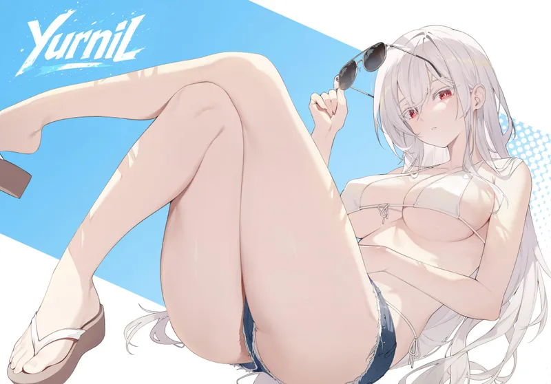 Thumbnail Chilling with Her Legs Crossed: A Tempting Ecchi Visual by marxsander2016