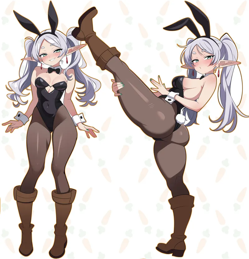 Thumbnail Bunny Suit Frieren [Beyond Journeys End] in thighdeology by RanchoddasChanchad69